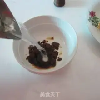 Make Red sugar glucose ice step 2