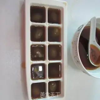 Make Red sugar glucose ice step 6