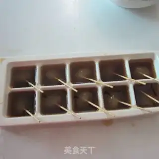 Make Red sugar glucose ice step 7