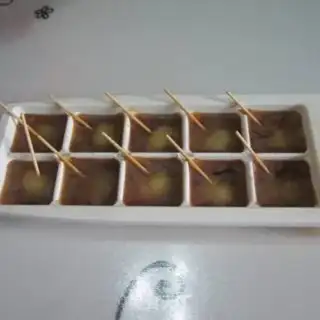 Make Red sugar glucose ice step 8