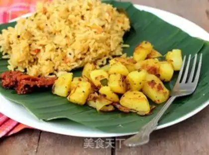 Make Indian traditional potato snacks step 3