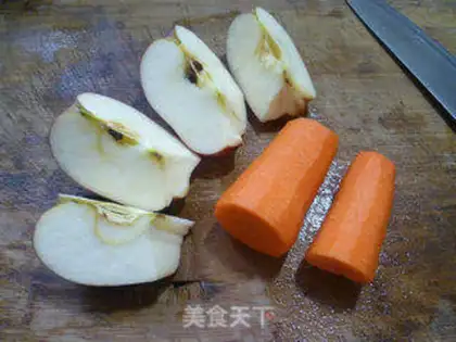 Make Carrot apple juice step 2
