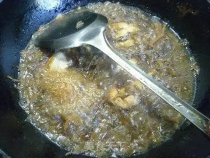 Make Plum-dry chicken wings step 11
