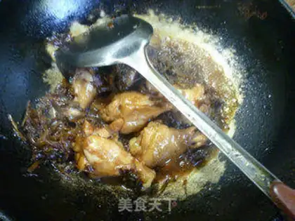 Make Plum-dry chicken wings step 12