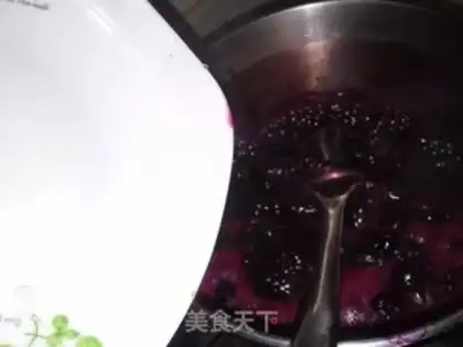 Make Blueberry sauce step 4