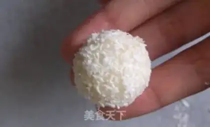 Make Protein coconut ball step 4
