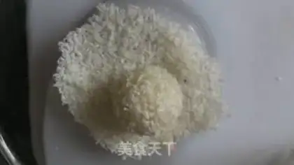 Make Protein coconut ball step 5