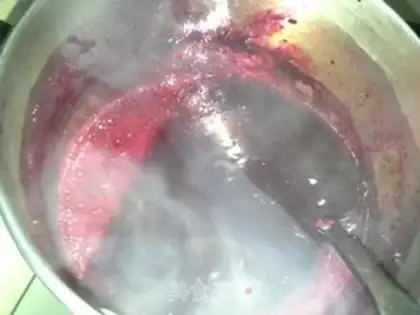 Make Blueberry sauce step 7