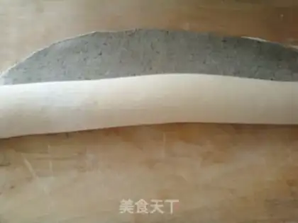 Make Black sesame rolls and buns step 9