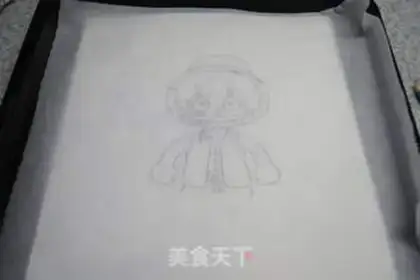 Make Luffy Cake roll step 1