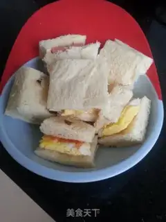 Make Ham pine sandwich step 10