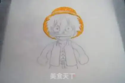 Make Luffy Cake roll step 9