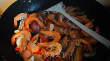 Make Curry shrimp step 4