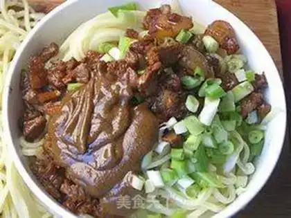 Make Hot dry noodles step 7