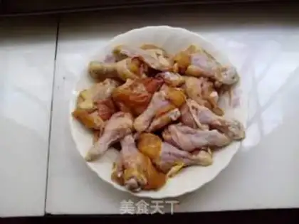 Make Red chicken legs step 1