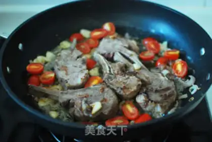 Make Curry lamb chops step 3