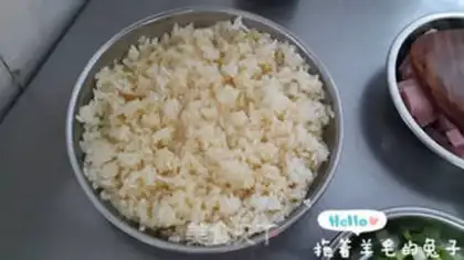 Make Cream sauce, fried rice step 3