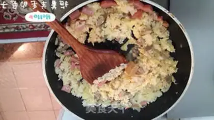 Make Cream sauce, fried rice step 7