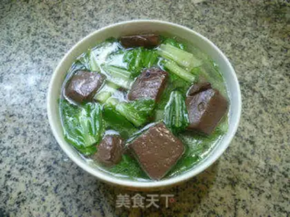Make Goose blood, cabbage soup step 10
