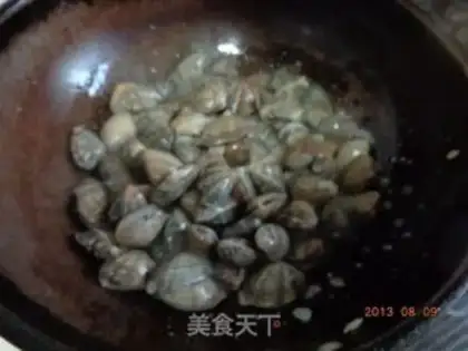 Make Quickie clams step 1