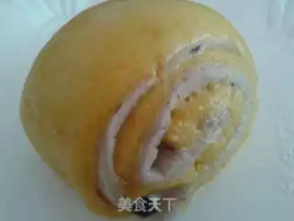 Make Pumpkin blueberries dry buns step 8