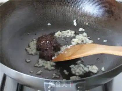Make Bean petal eggplant step 5