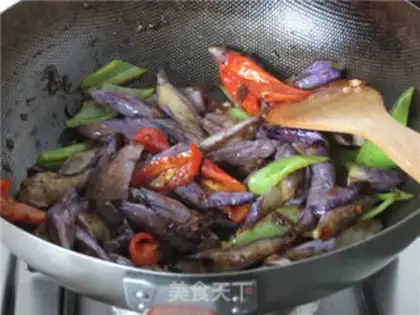 Make Bean petal eggplant step 6