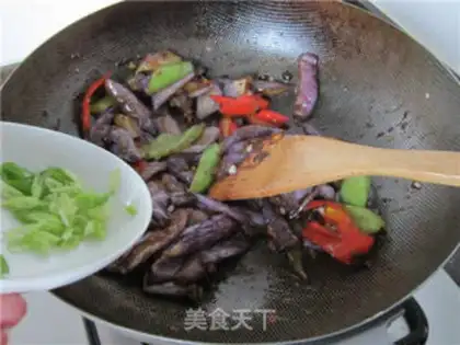 Make Bean petal eggplant step 8