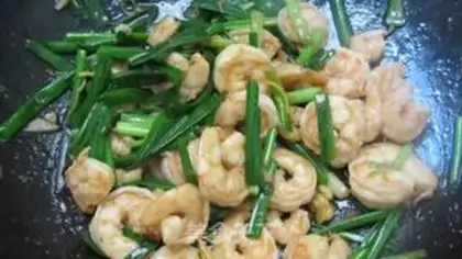 Make Shrimp onions step 3