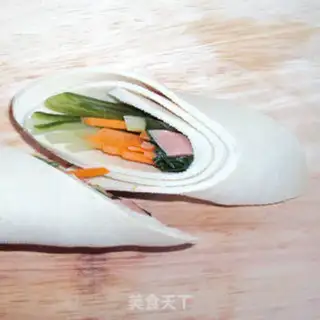 Make Vegetable rolls step 11