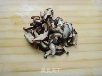 Make Peach slices of mushrooms step 2
