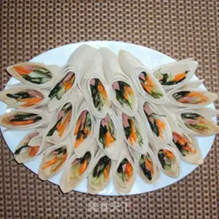 Make Vegetable rolls step 12
