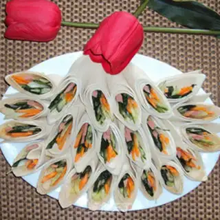 Make Vegetable rolls step 13