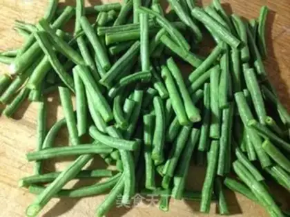 Make Long bean horned eggplant step 0