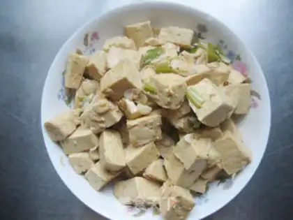 Make Tofu onions step 7