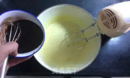 Make Chocolate sponge cake step 6