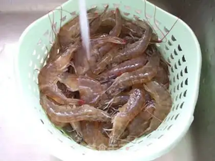 Make Shrimp with honey step 0