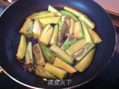 Make Long bean horned eggplant step 4