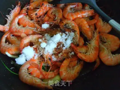 Make Shrimp with honey step 2