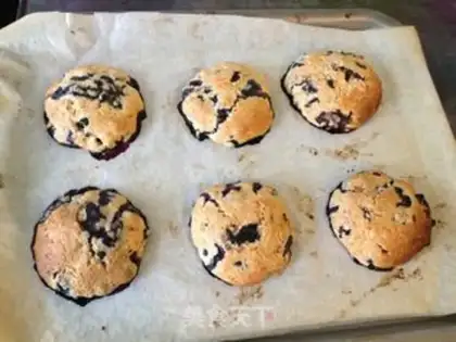 Make Blueberry cookies step 12