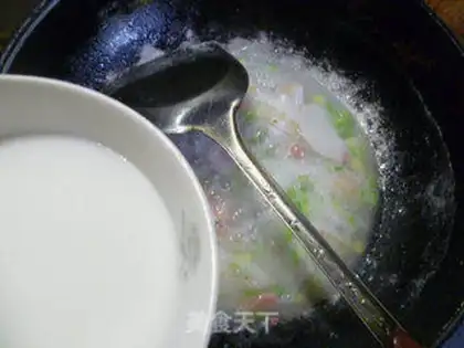 Make Celery ham and sausage step 10