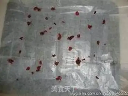 Make Cranberry roll step 17