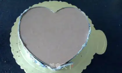Make Chocolate mousse cake step 11
