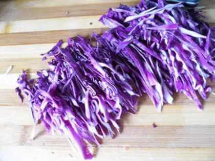 Make ♪ ♪ Cracked blue potatoes ♪ step 2