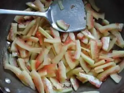 Make Clear the watermelon step 3