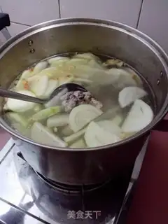Make Smelt meatball soup step 9