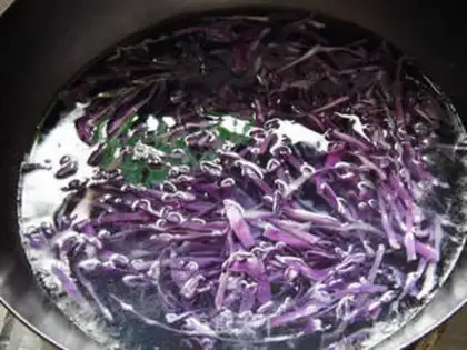 Make ♪ ♪ Cracked blue potatoes ♪ step 5