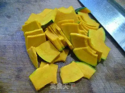Make Clear the Japanese pumpkin step 2