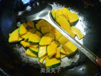 Make Clear the Japanese pumpkin step 3