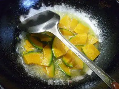 Make Clear the Japanese pumpkin step 4